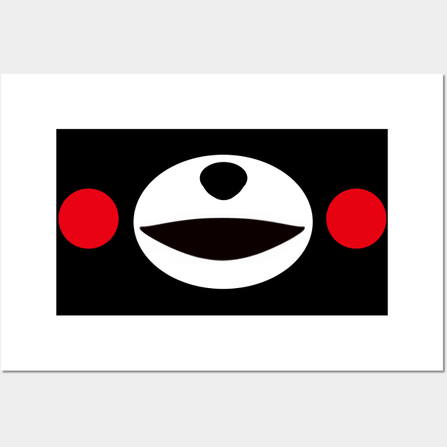 Kumamon Face Wall Art by valival